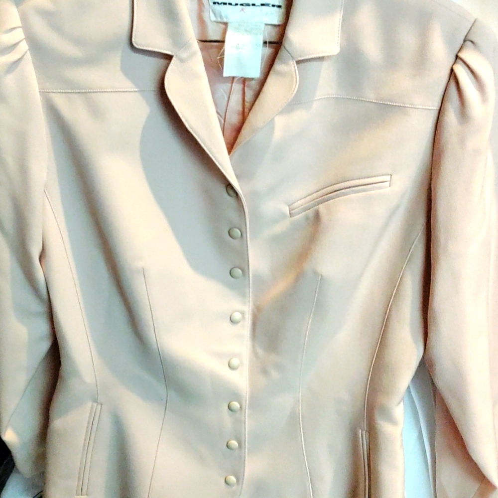 Mugler pink blazer